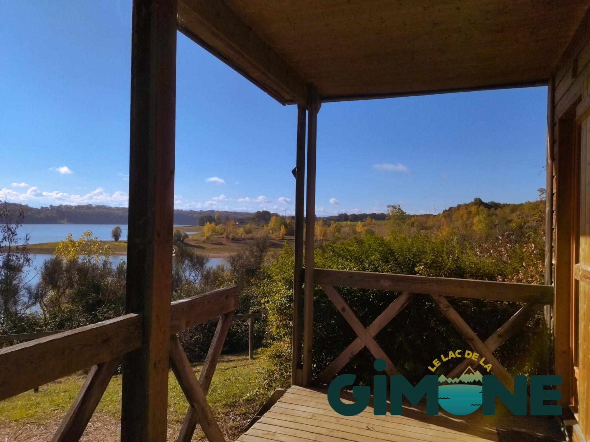 Les Chalets Du Lac De La Gimone Saint-Blancard Buitenkant foto