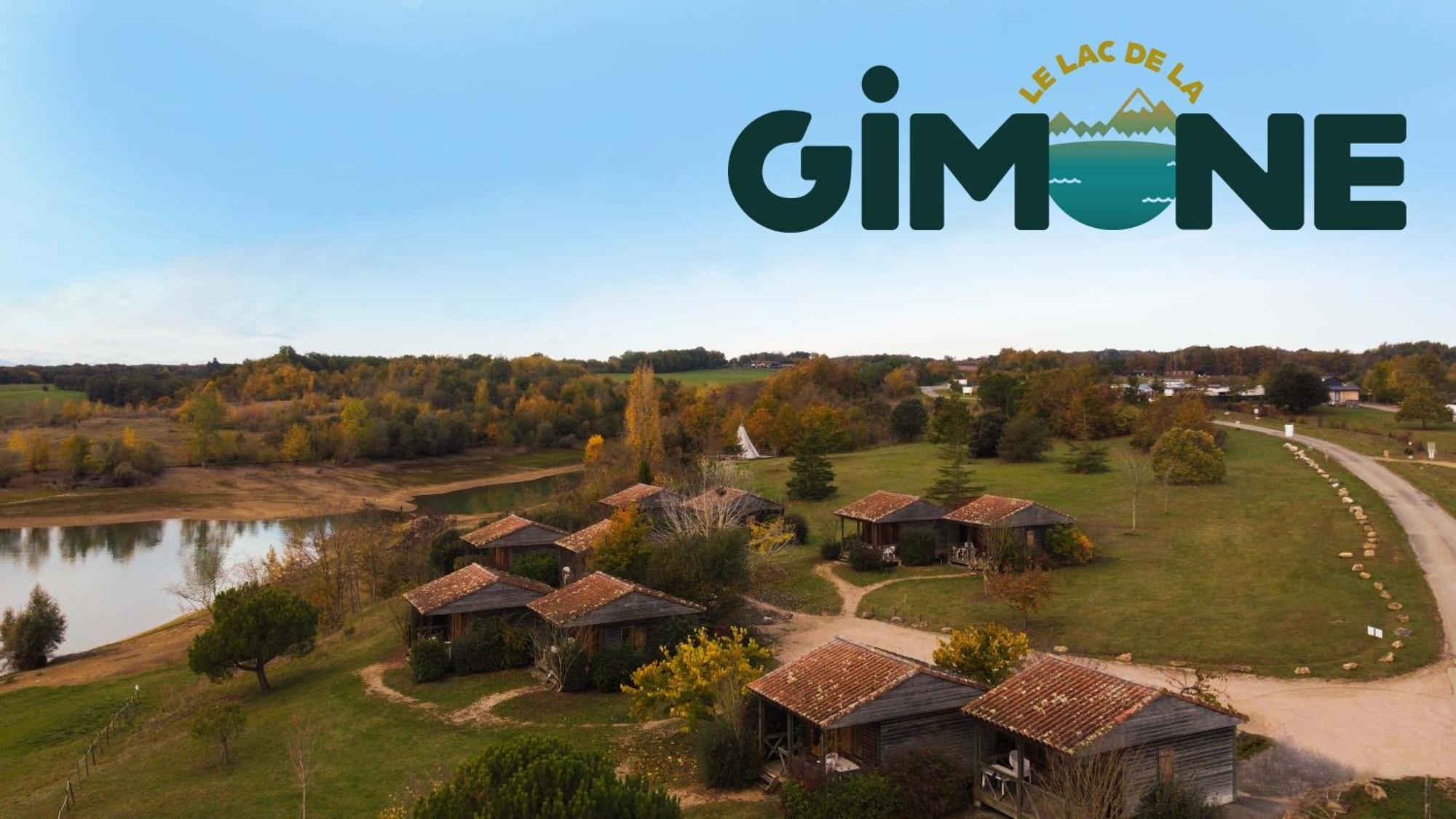 Les Chalets Du Lac De La Gimone Saint-Blancard Buitenkant foto